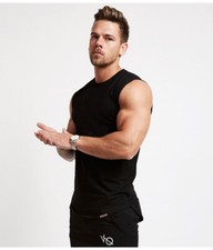 USA Mens Fitness Muscle Hooded Sleeveless Fashion Gym Bodybuilding Tank Top Vest