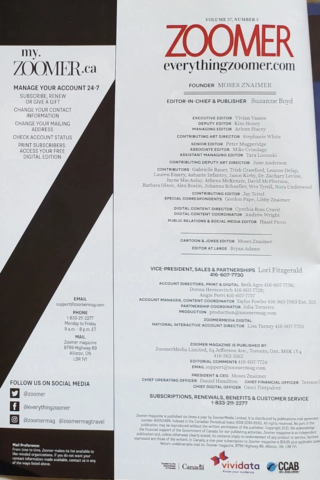 Zoomer I'm One Magazine April May 2021 Sharon Stone Spring Cook Books s3 - Image 2 of 4