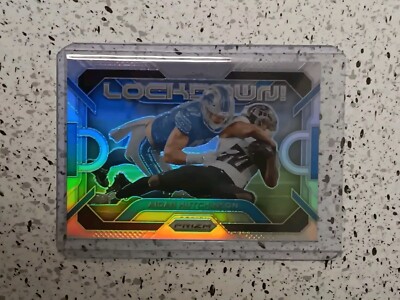 AIDAN HUTCHINSON  2023 Prizm Lockdown! #LD3 Silver Prizm Detroit Lions 