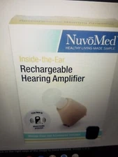 NuvoMed Inside-the-Ear Rechargeable Hearing Amplifier with Case