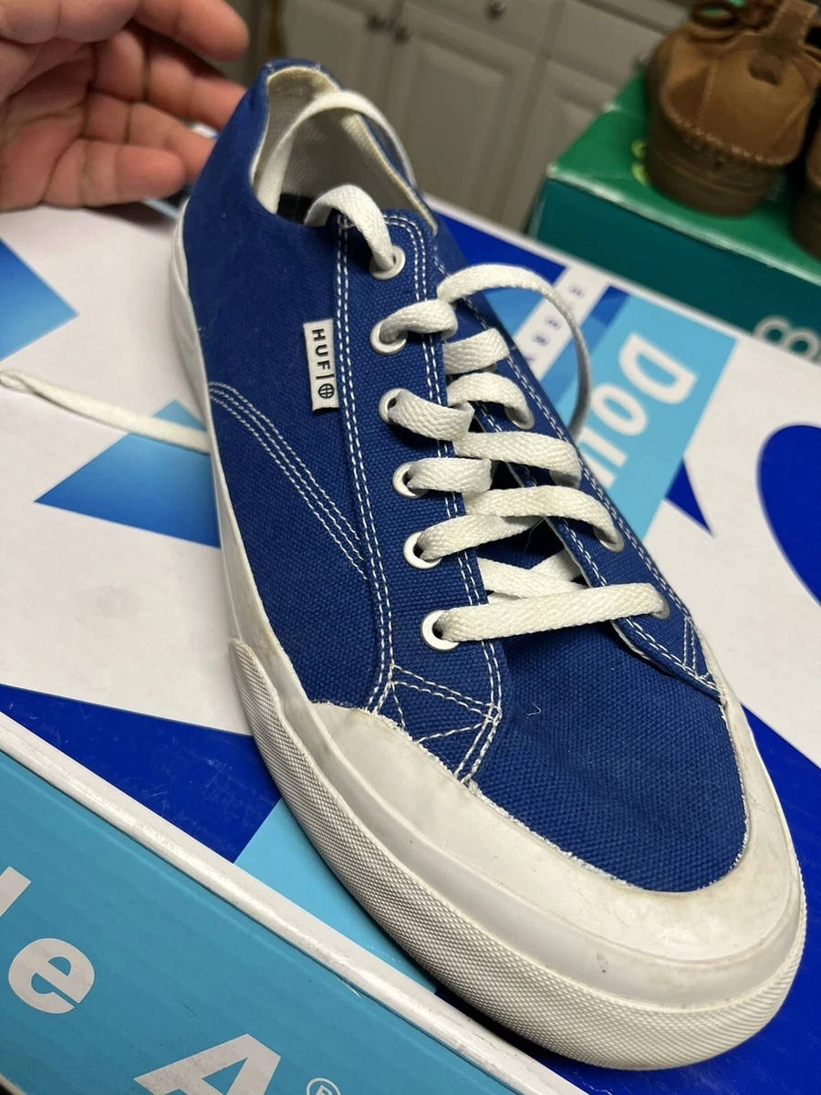Huf Worldwide Footwear Classic Lo Skate Sneakers Blue White