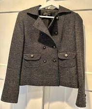 Ann Klein Houndstooth Suit Jacket, Sz 6