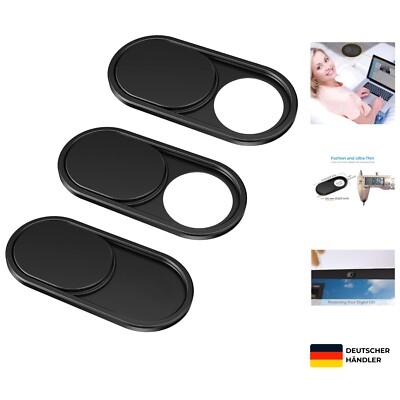 Ultraschlanke Metall-Webcam Abdeckung 0,6mm, Schutz für Laptop, MacBook & Tablet