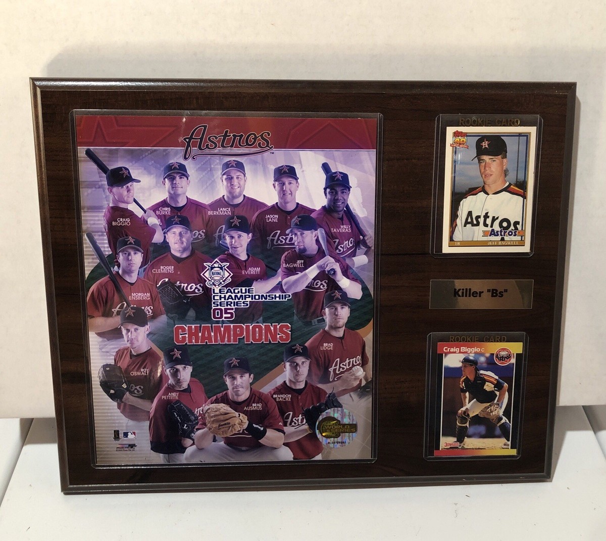 ASTRO キャッシュビー 全員写真 Houston Astros Killer B's 2005 League Champions Framed Photo