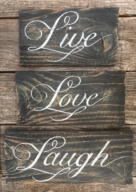 Farmhouse Country Wedding Decor Live Love Laugh Rustic Wood Wall Art Hp Sign Bl For Sale Online Ebay
