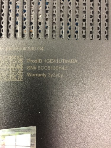 HP EliteBook 840 G4 14'' 256GB SSD Core i5 7th Gen. 2.50GHz 8GB WIN PRO 11 - Picture 14 of 19
