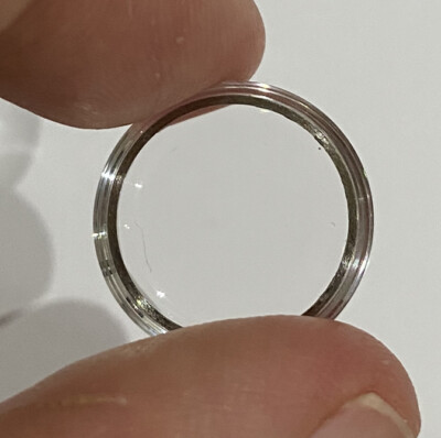 Verre De Montre Verlux – Plexi Métallisé, Diamètre 280, Pour Montres De Plongée Vintage – Neuf