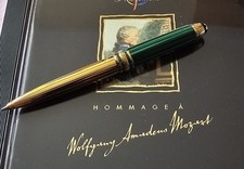 Montblanc Czar Nikolai Mozart Malachite 925'er Silber Kugelschreiber 116