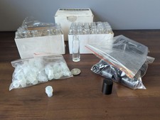 35 Clear 10ml Glass Roll On Bottles Empty Essential Oil Vials Cosmetic Samples