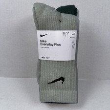 Nike Everyday Plus Cushioned Crew Socks Size Youth 5Y-7Y Men 6-8 Women 6-10