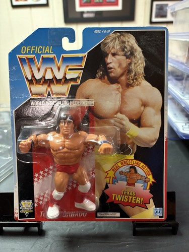 1991 Hasbro Texas Tornado WWE WWF Wrestling 4 Figu...