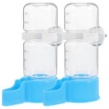 2 Pcs Bird Drinking Feeder Parrot Automatic Water Dispenser Cage Bowl