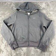 Nike Hoodie Womens M Therma-FIT Full Zip Gray FB5216-091 EUC