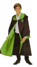 Harry Potter Slytherin Kids Costume Robe With Hood Ages 10 Officially Licensed