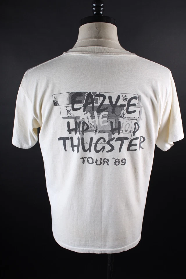 Camiseta De Colección 1989 EAZY-E Ruthless Rap NWA Hip Hop Tour Para Hombres Talla XL EE. UU. Foto 3 de 4