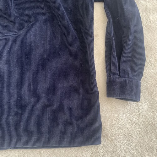Lauren RALPH LAUREN Petite Small 100% Cotton Navy Blue Corduroy Jacket Womens - Picture 14 of 16