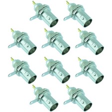 10 x BNC Female Chassis Bulkhead Socket RF Coaxial Connector