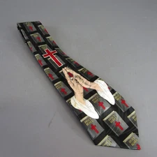 Steven Harris Holy Bible Praying Hands Religious Novelty Necktie 59" Tie