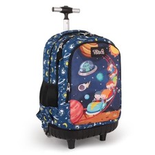 Rolling Backpack for Boys and Girls, Space
