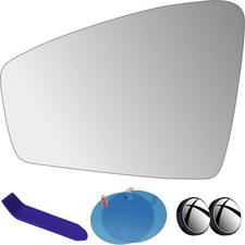 EAP Driver Side Mirror Glass Compatible with VW Tiguan 2018-2024, Heated With...