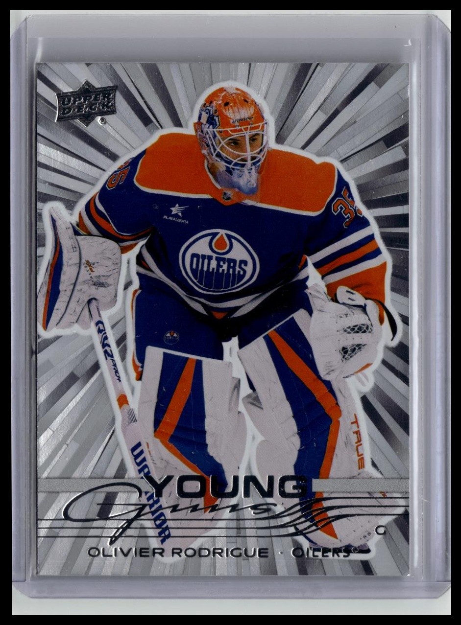 2025-26 Upper Deck #203 Olivier Rodrigue Outburst Silver