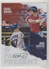 2018 Panini Diamond Kings Past and Present Jose Altuve Craig Biggio #PP9 HOF 1md