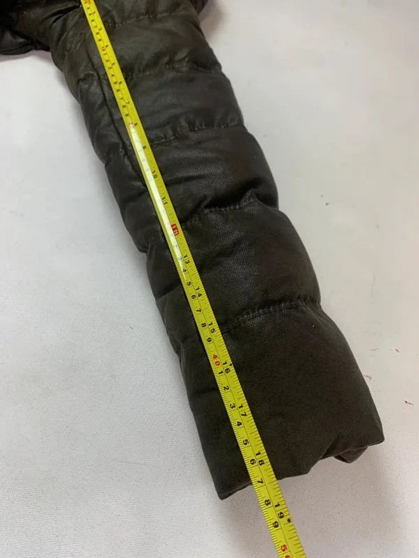 Zara Basic Down Feather Coat Jacket Small 8 Choco… - image 13