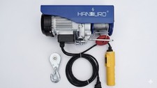Electric Hoist 125/250kg 450W Wire Rope Winch 12m Lift Remote YT-G