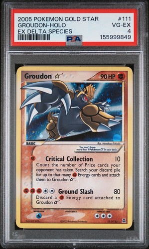 Groudon ★ graded PSA 4 for sale on eBay