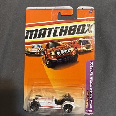 2010 Matchbox '09 Caterham Superlight R500 white Sports Cars New Sealed