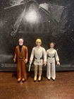 Vintage 1977 Star Wars Luke Skywalker Obi wan  Kenobi Princess Leia Figures #8