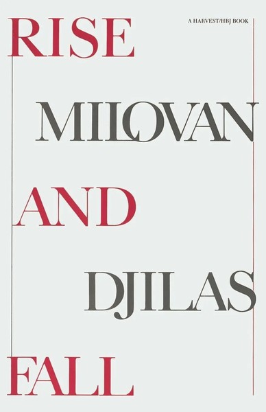 Rise And Fall Milovan Djilas Taschenbuch Kartoniert / Broschiert Englisch 1986-image