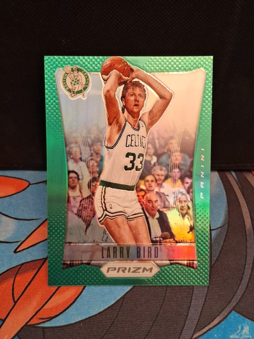 Larry Bird 2012-13 Panini Prizm Green Prizm Refractor #163 Celtics Color Match