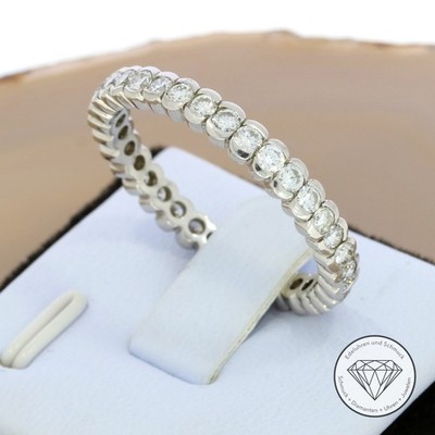 Wert 7.320,- Original Wempe Brillant Ring 750 / 18 Kt Gold 1,80 Ct Gr.65,5 xxyy