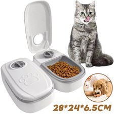 Automatic Pet Feeder Dry and Wet Food Dispenser for Cats Dogs 48-hours Timer