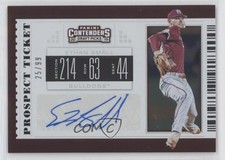 2019 Panini Contenders Draft Picks Prospect Ticket 25/99 Ethan Small Auto 3c2