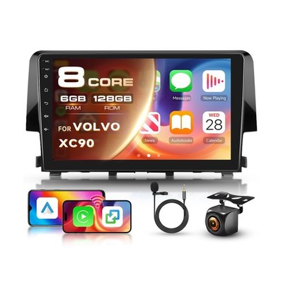 8 Core 6G 128G for Honda Civic 2016-2021 Radio Android 9 Inch Touchscreen Wir...