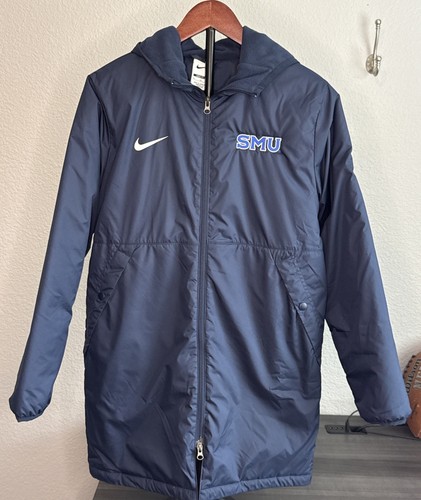 SMU Nike Youth Unisex Repel Park Long Length Stadium Jacket - Picture 2 of 13