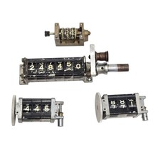 VTG Veeder-Root 6-Digit Mechanical Tally Counter Industrial 3-Digit USAF VR M214