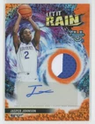 2025-26 Bowman's U Best ORANGE MINI Let it Rain Jasper Johnson Auto Patch /25