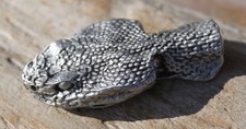 Lead Free Pewter Rattle Snake Figurine Snake ...