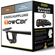 Starre Anhängerkupplung für RENAULT Kangoo 05.1997-01.2008 Typ KC/FC TowCar NEU