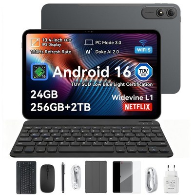 Blackview Pad 200 13 zoll Tablet 24GB(6+18) 256GB Android 16 4G LTE Widevine L1
