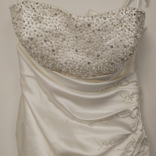 Ivory Cream Strapless Wedding Dress Bundle x3 Dresses Mixed Sizes Need Attention - Picture 3 of 20