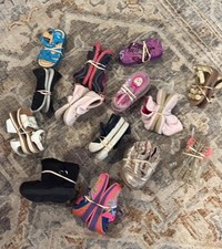Lot of Toddler Shoes Sizes 4-6 13 total pairs 