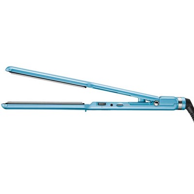 BaBylissPRO Nano Titanium Ultra-Thin Straightening Flat Iron - Blue - 1.5''