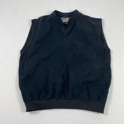 Zero Restriction Vest Mens Large Golf Windshirt Pullover Mock Neck Made in USA