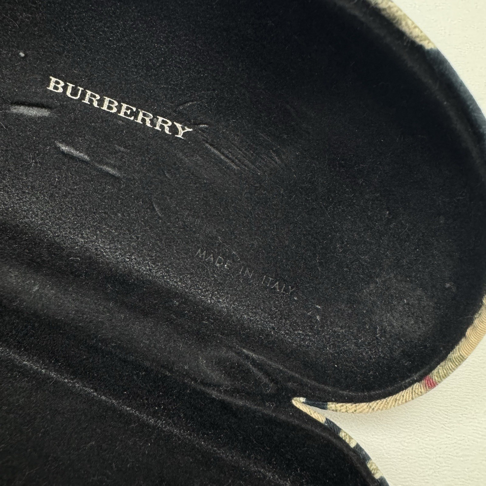 Burberry Sunglasses Eye Glasses Clam Shell Case Nova Check thumbnail 5