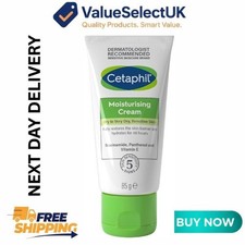 Image of Cetaphil Moisturising Cream 85g Dry Sensitive Skin Niacinamide Vitamin E