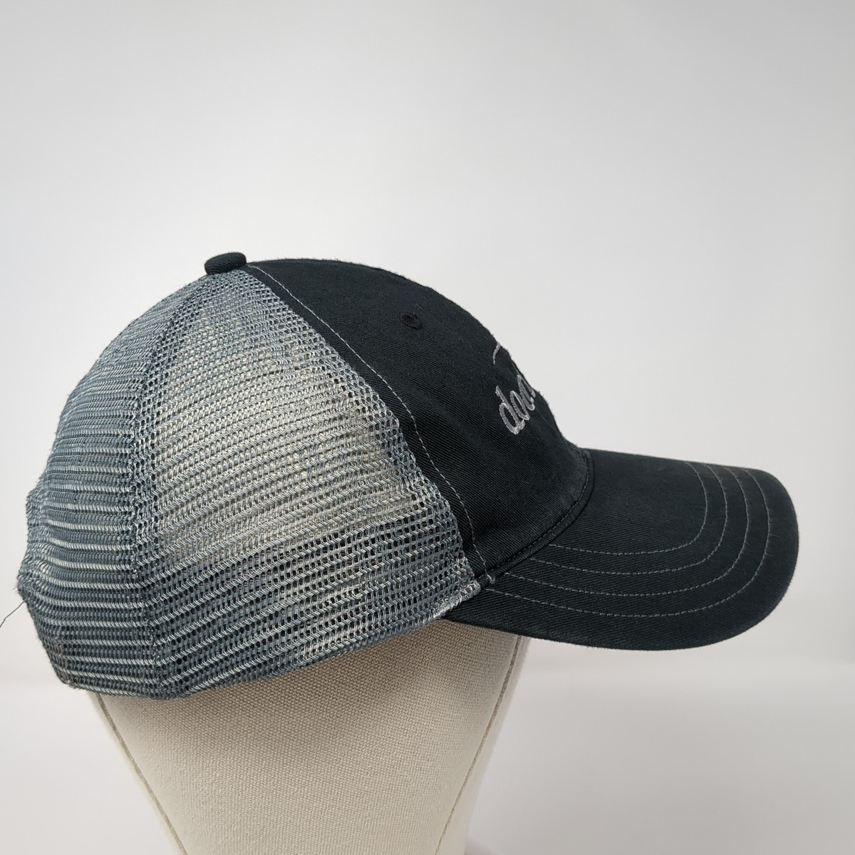 DoorLink Snapback Trucker Hat Black Large Mesh Back Richardson